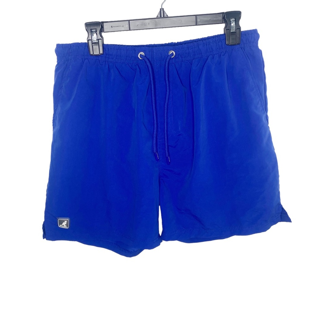 Kangol swim shorts mesh lining blue EUC